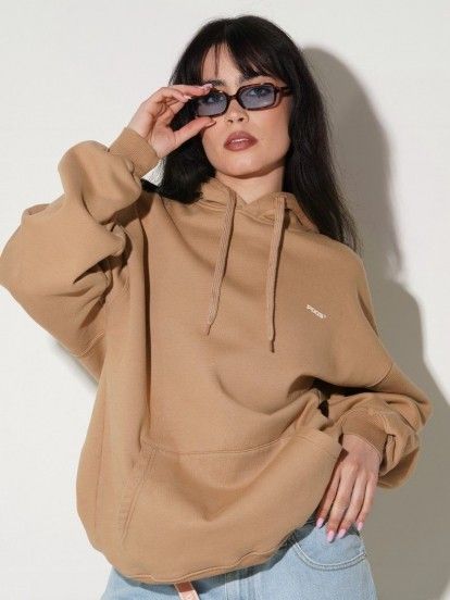 Camisola com Capuz Pixis Tours Camel
