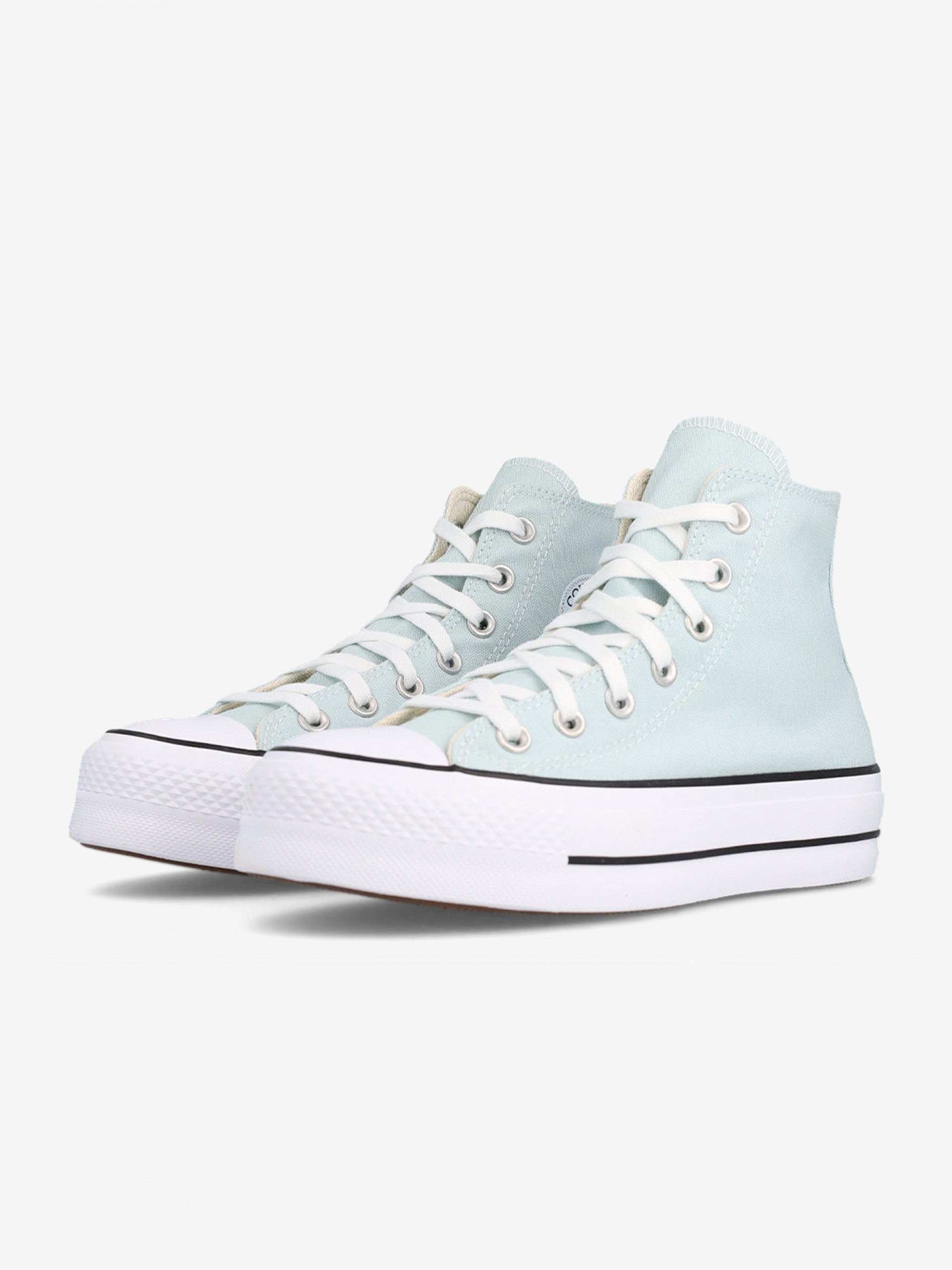 Converse Chuck Taylor All Star Lift Platform Green Sneakers
