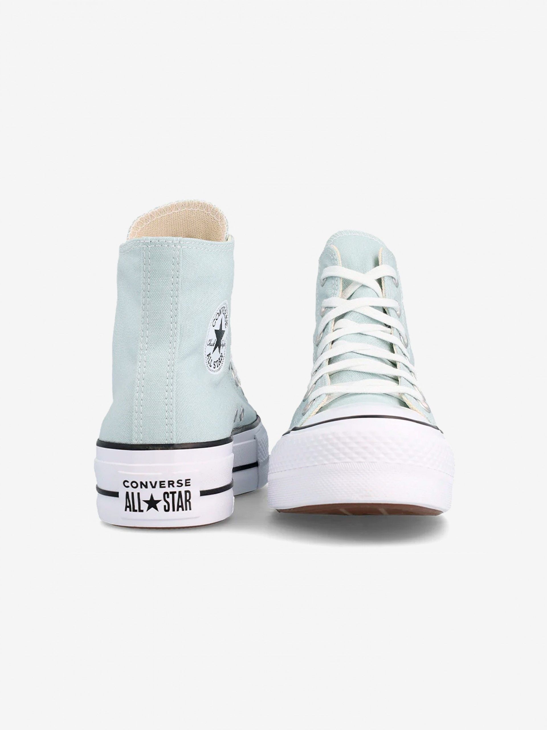 Converse Chuck Taylor All Star Lift Platform Green Sneakers