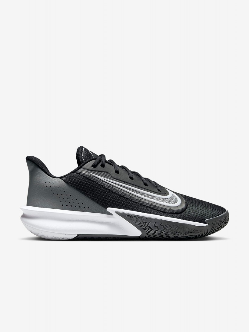 Nike Precision 7 Black and Grey Basketball Trainers For Men
