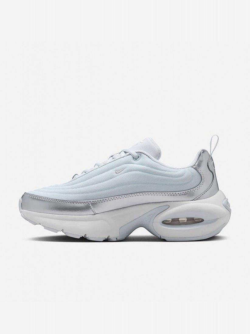 Nike Air Max Portal Blue and Silver Sneakers For Women