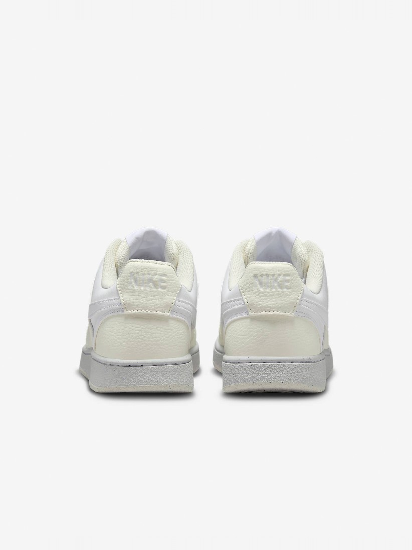 Nike Court Vision Low Next Nature Yellow and White Sneakers For Women