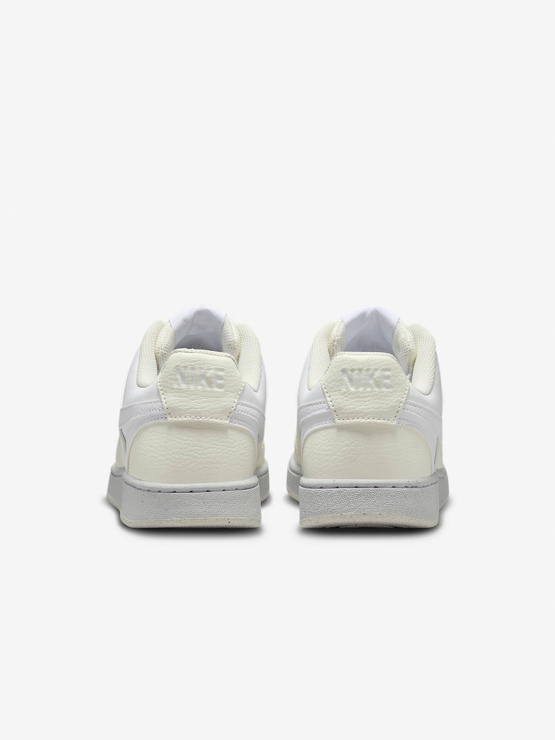 Sapatilhas Nike Court Vision Low Next Nature Amarelas e Brancas Para Mulher