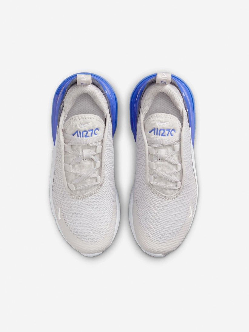Sapatilhas Nike Air Max 270 Cinzentas e Azuis Para Criana