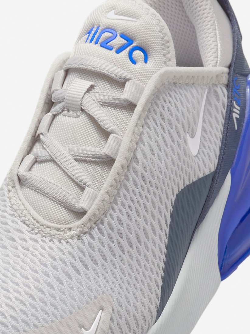 Sapatilhas Nike Air Max 270 Cinzentas e Azuis Para Criana
