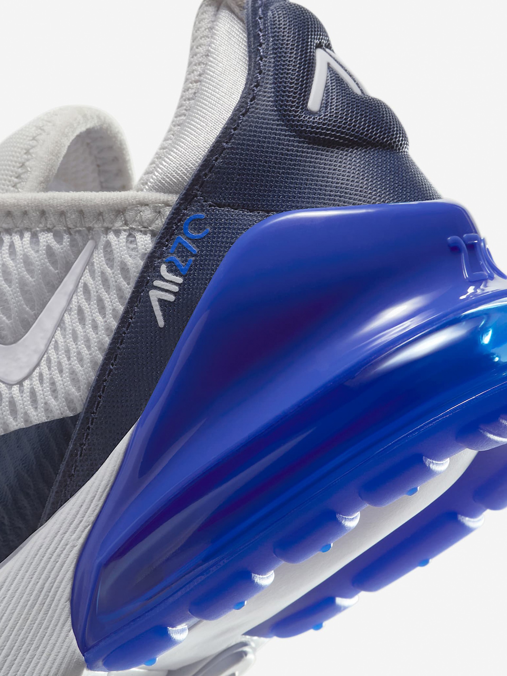 Sapatilhas Nike Air Max 270 Cinzentas e Azuis Para Criança