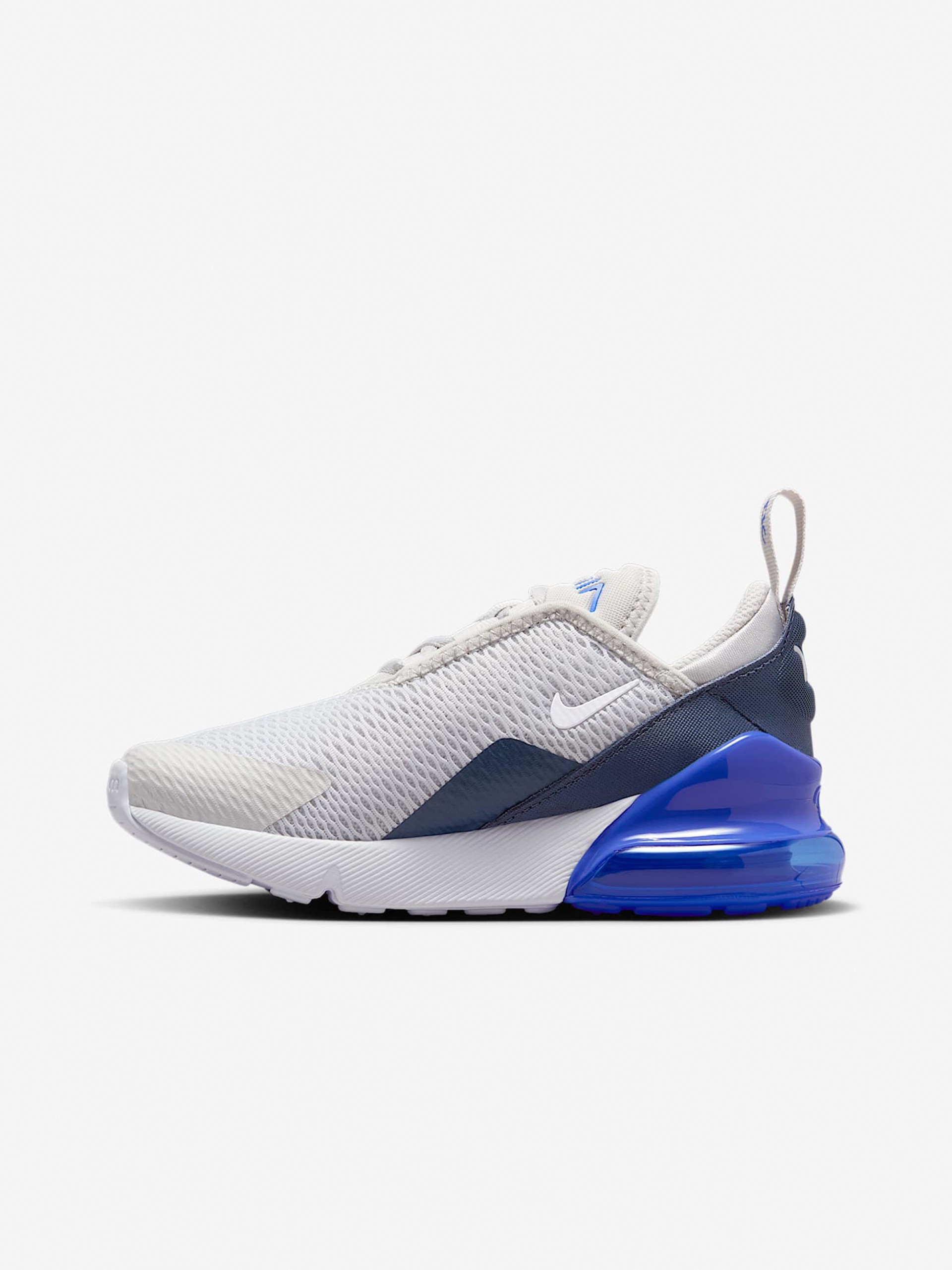 Sapatilhas Nike Air Max 270 Cinzentas e Azuis Para Criança
