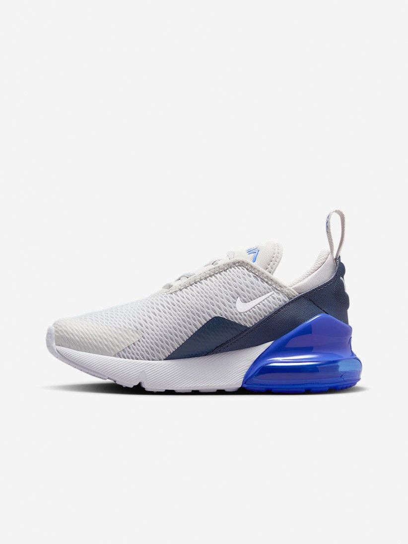 Sapatilhas Nike Air Max 270 Cinzentas e Azuis Para Criana