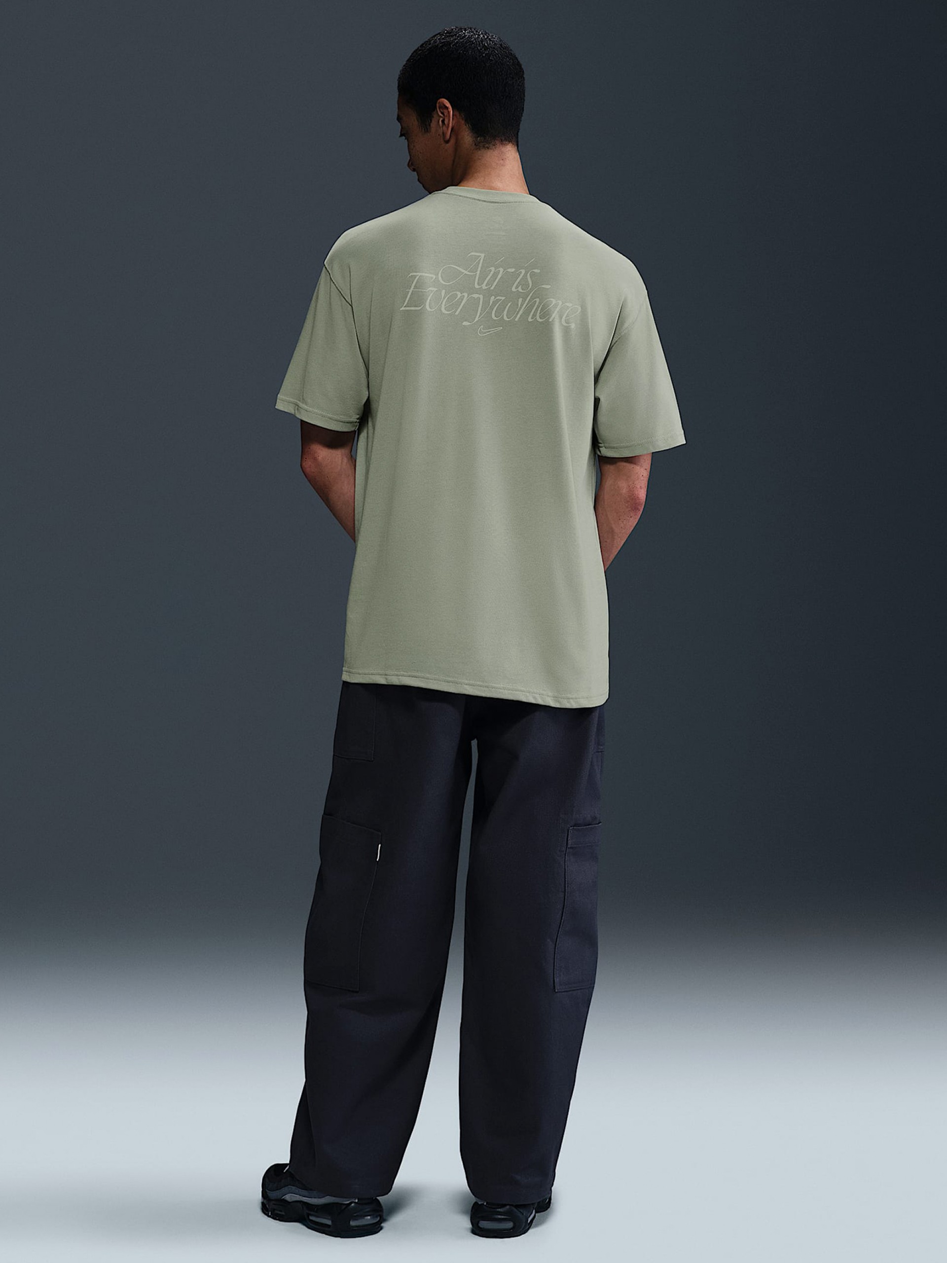 T-shirt Nike Max90 Verde Para Homem