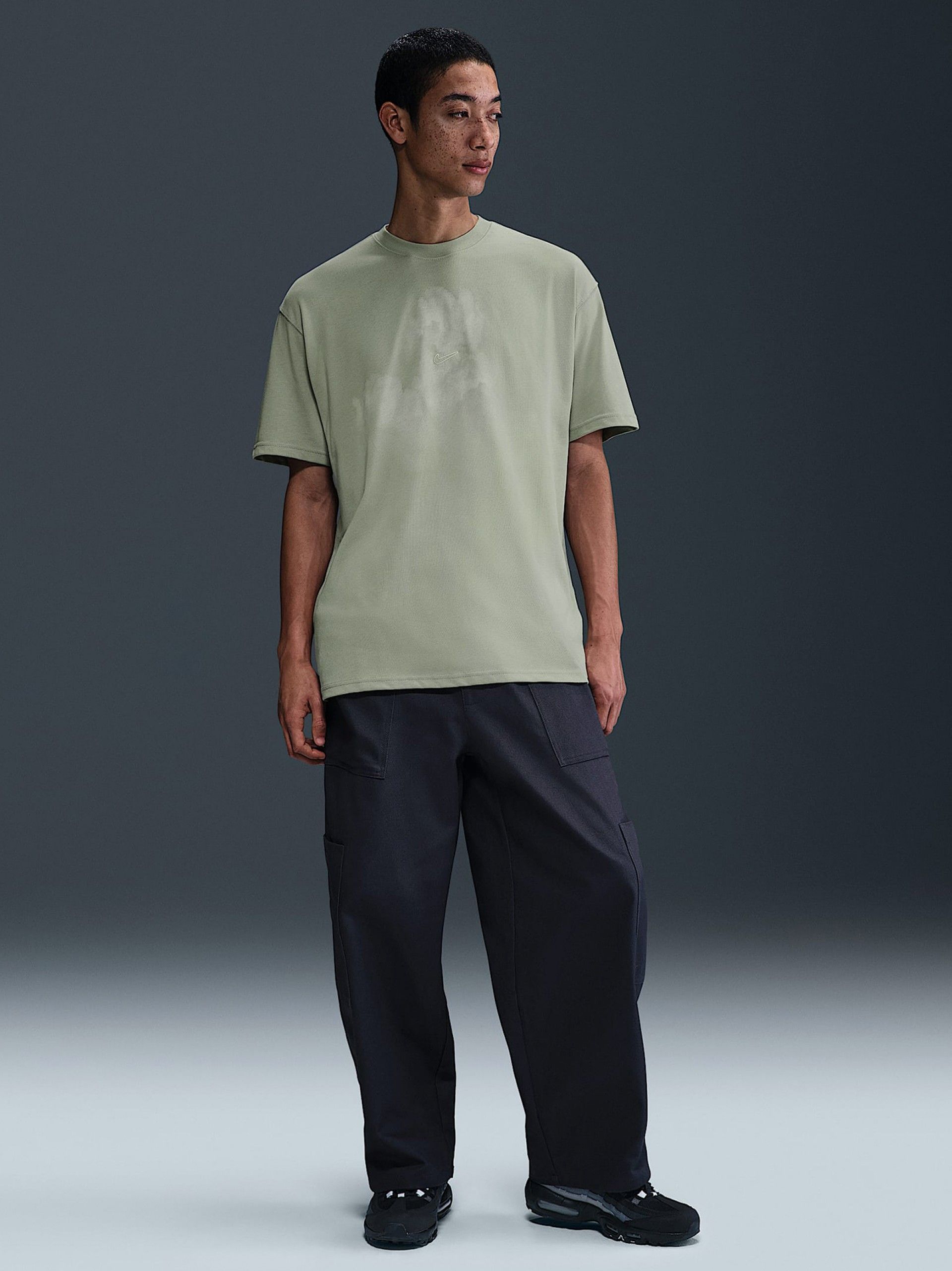 T-shirt Nike Max90 Verde Para Homem