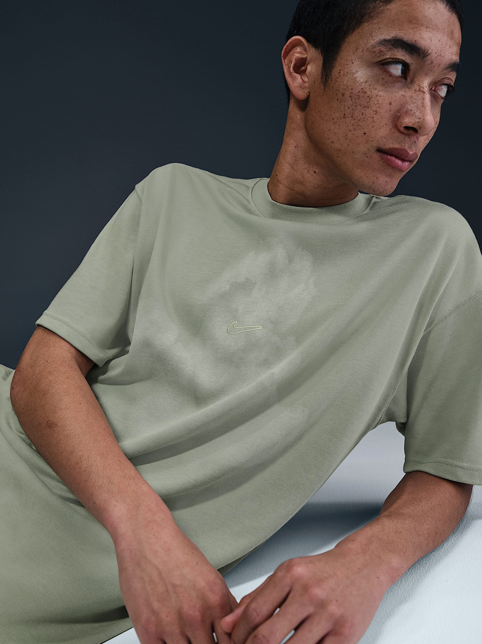 T-shirt Nike Max90 Verde Para Homem