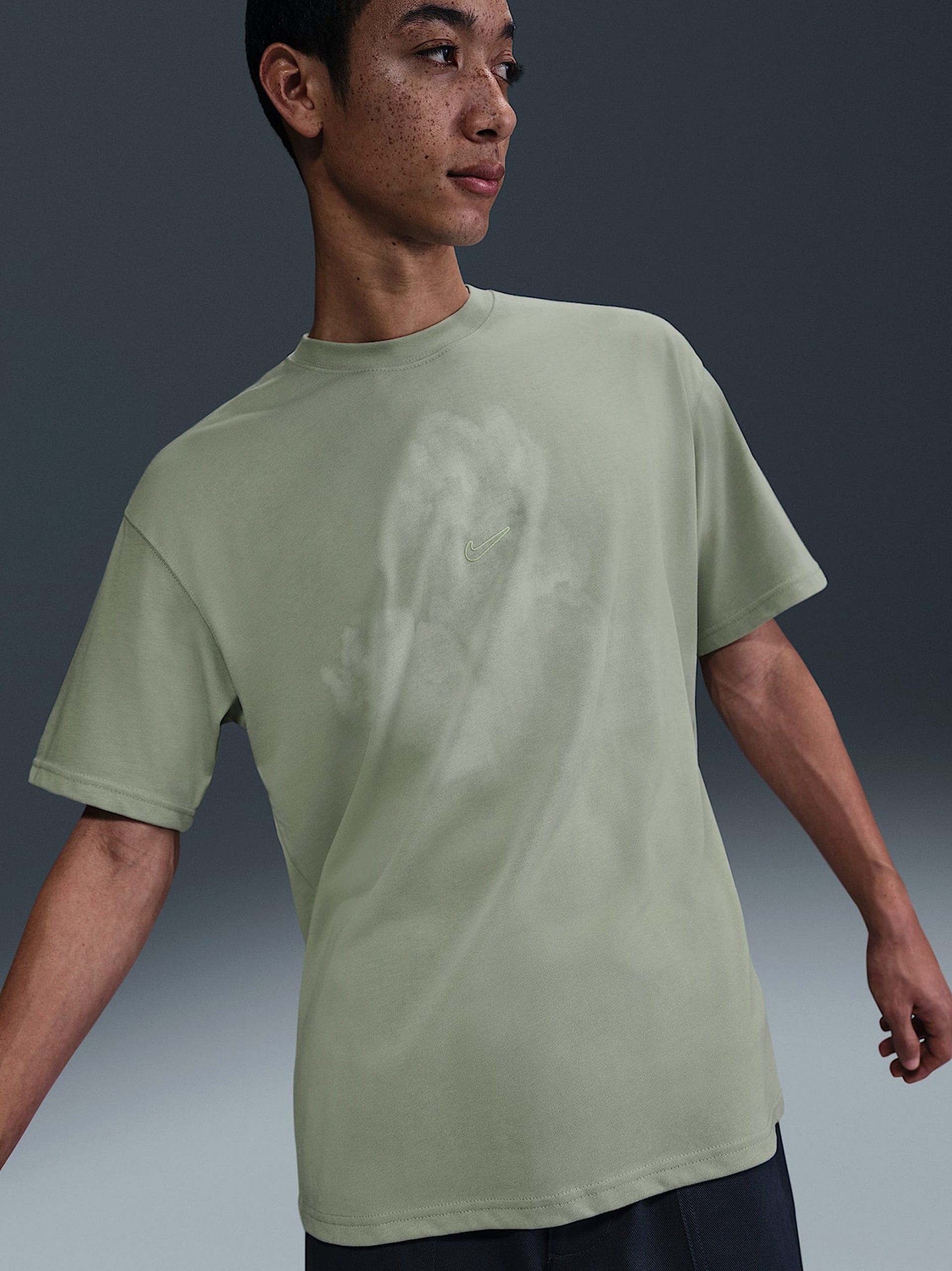 T-shirt Nike Max90 Verde Para Homem