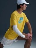 T-shirt de Running Nike Run Energy Miler Dri-FIT Amarela Para Homem