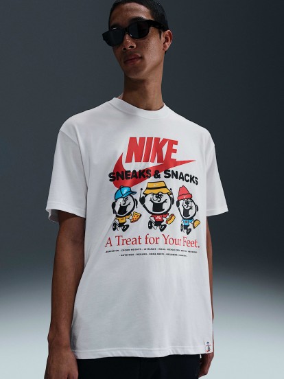 Camiseta Nike Sportswear Max90 Blanca Para Hombre