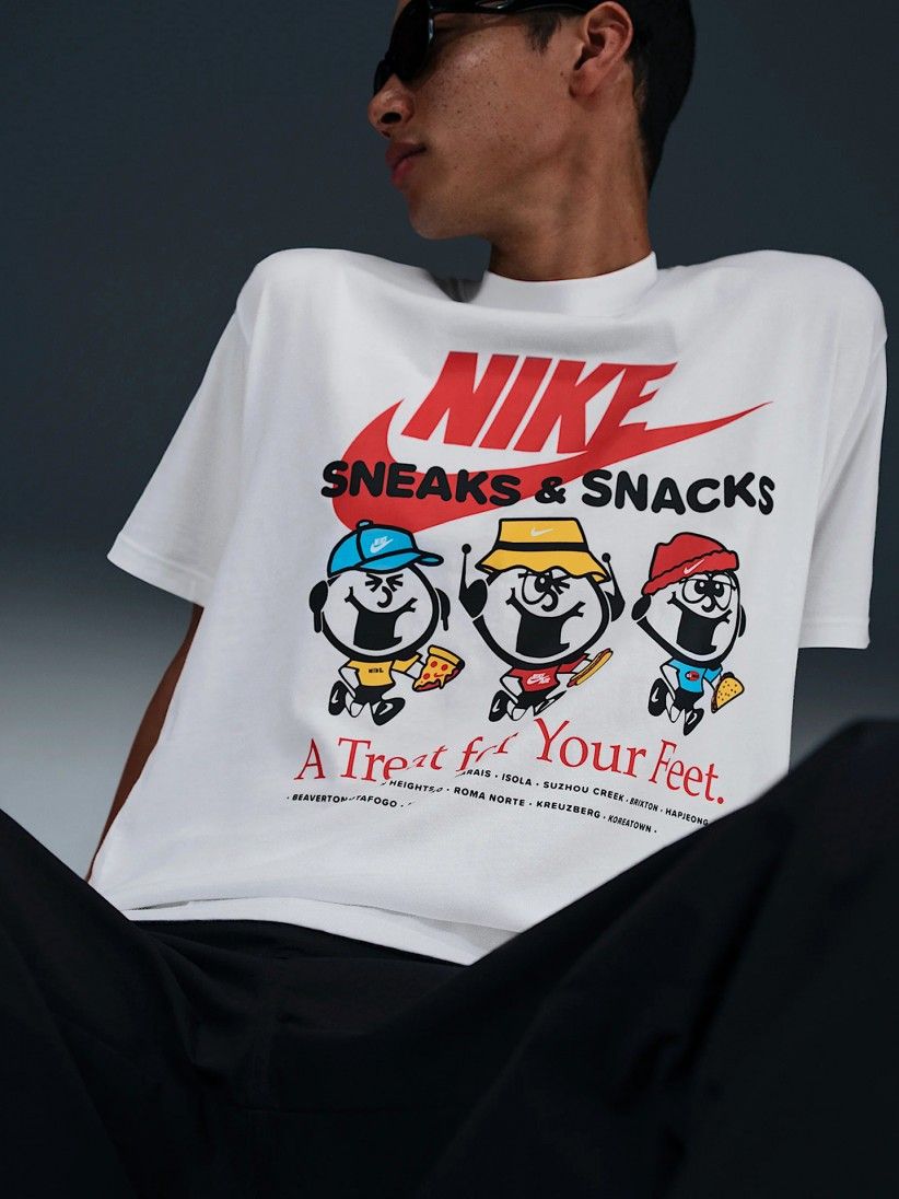 Camiseta Nike Sportswear Max90 Blanca Para Hombre