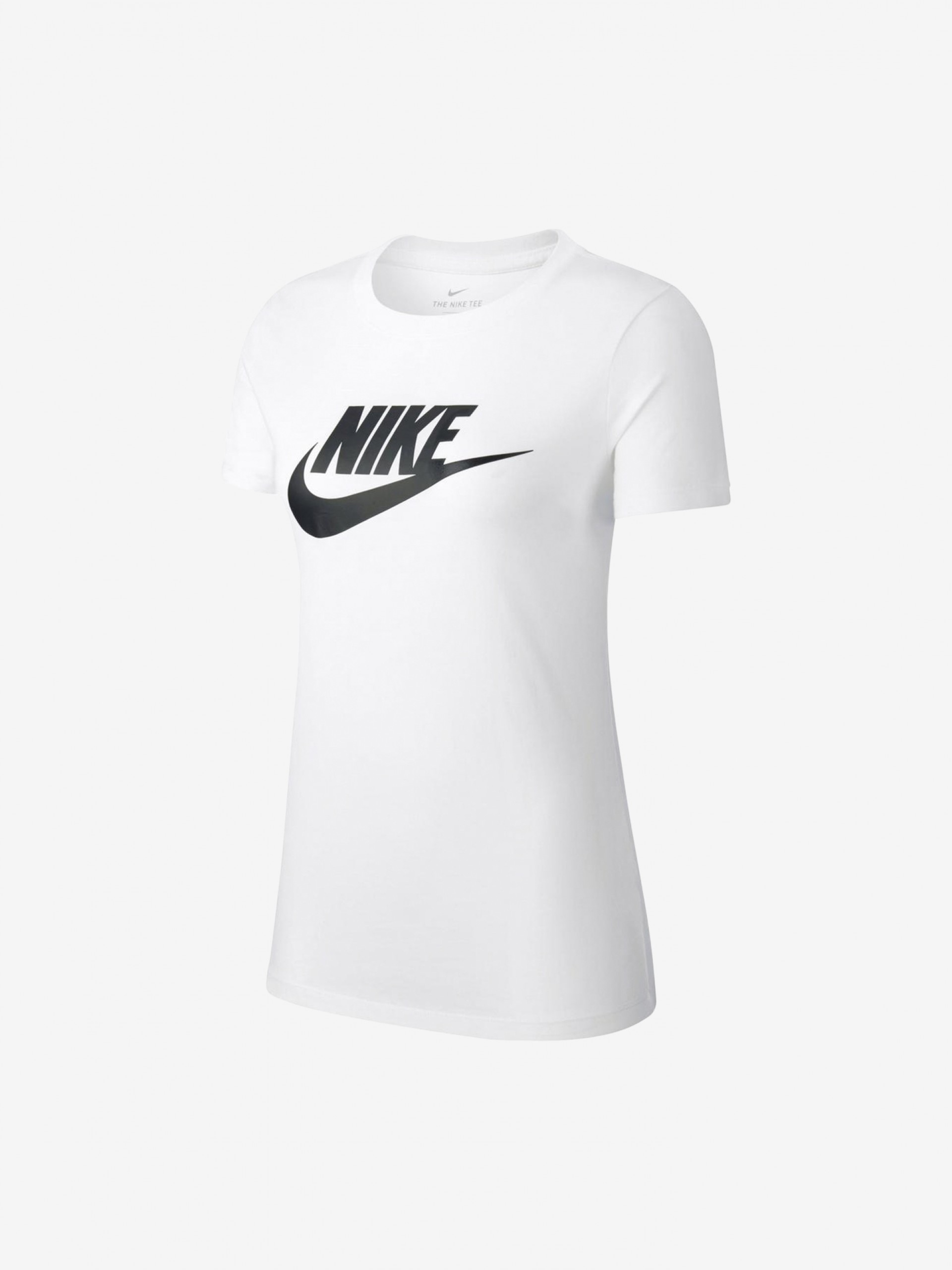 T-shirt Nike Sportswear Essentials Logo Branca Para Mulher