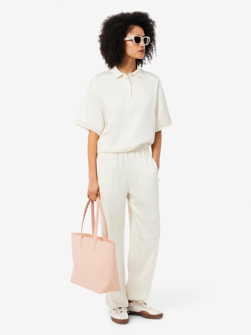 Mala Grande Lacoste Anna Zipped Rosa