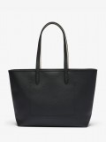 Bolso Tote Lacoste Anna Zipped Negro Bolso Tote Lacoste Anna Zipped Negro