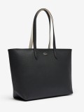 Bolso Tote Lacoste Anna Zipped Negro Bolso Tote Lacoste Anna Zipped Negro