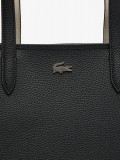 Bolso Tote Lacoste Anna Zipped Negro Bolso Tote Lacoste Anna Zipped Negro