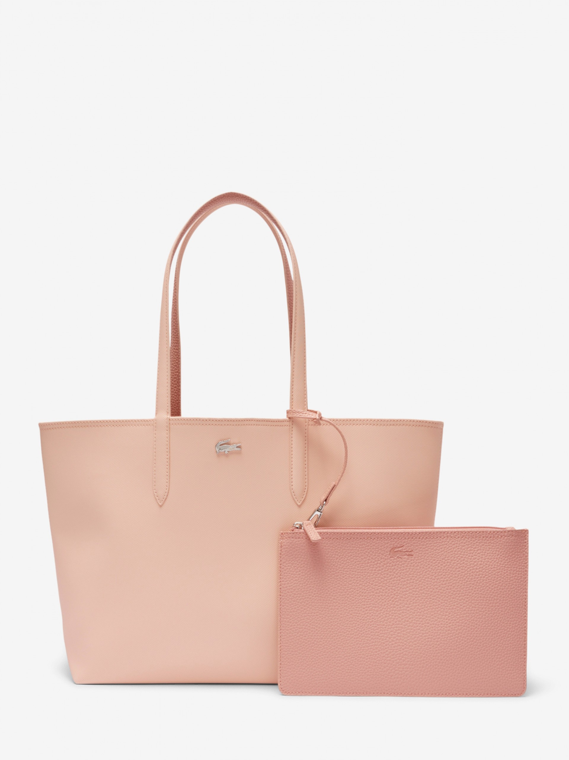 Bolso Tote Lacoste Anna Rosa Reversible con Bolso Clutch