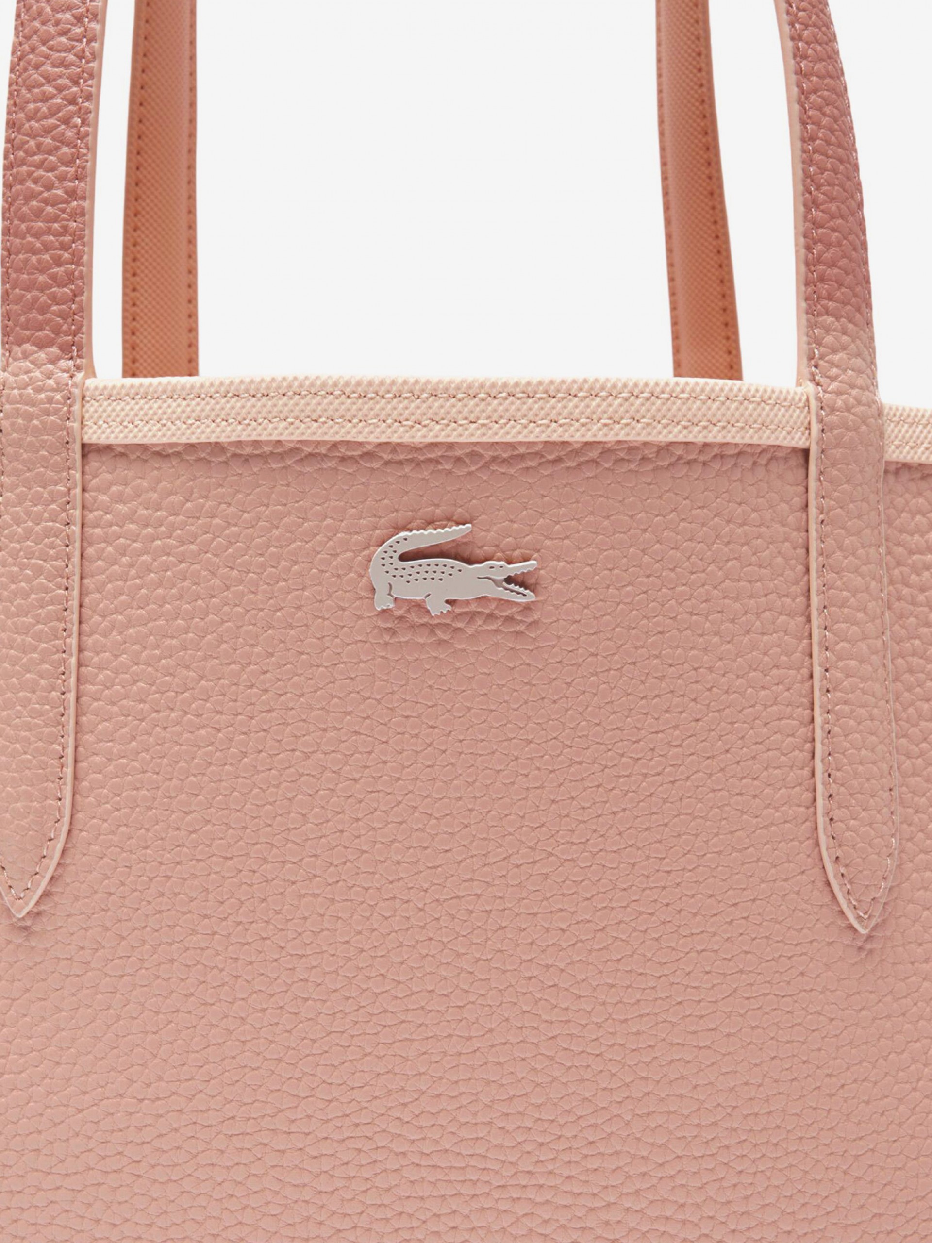 Bolso Tote Lacoste Anna Rosa Reversible con Bolso Clutch