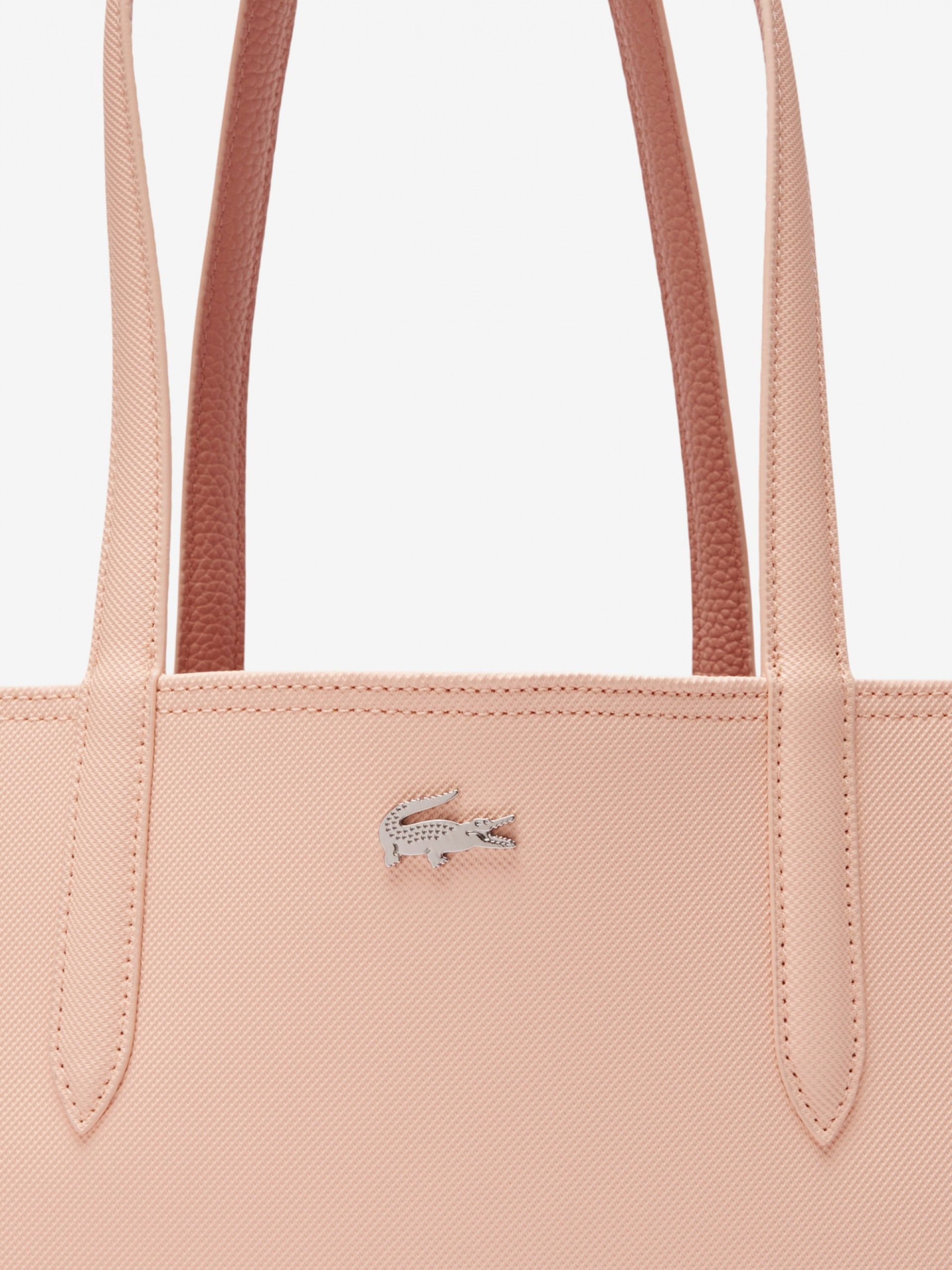 Bolso Tote Lacoste Anna Rosa Reversible con Bolso Clutch