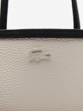 Bolso Tote Lacoste Anna Negro Reversible con Bolso Clutch Bolso Tote Lacoste Anna Negro Reversible con Bolso Clutch