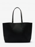 Bolso Tote Lacoste Anna Negro Reversible con Bolso Clutch Bolso Tote Lacoste Anna Negro Reversible con Bolso Clutch