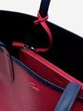 Mala Grande Lacoste Anna Azul Marinho Reversvel com Bolsa