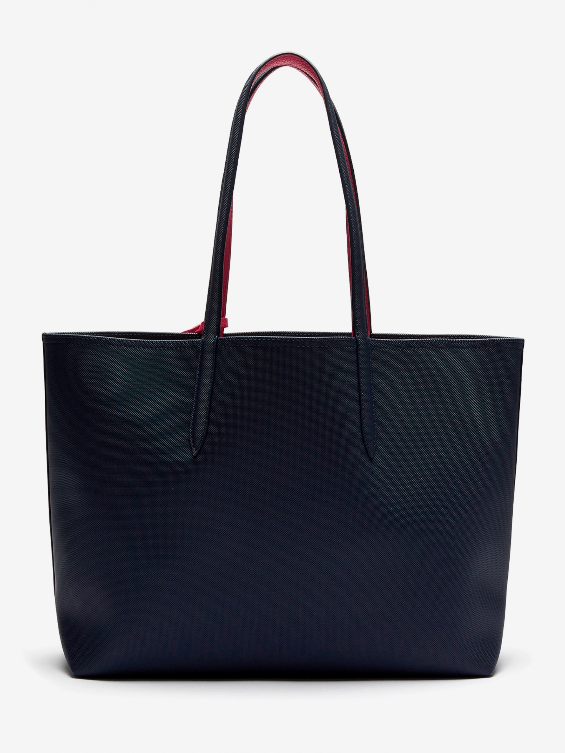 Bolso Tote Lacoste Anna Azul Marino Reversible con Bolso Clutch