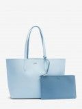 Mala Grande Lacoste Anna Azul Claro Reversvel com Bolsa