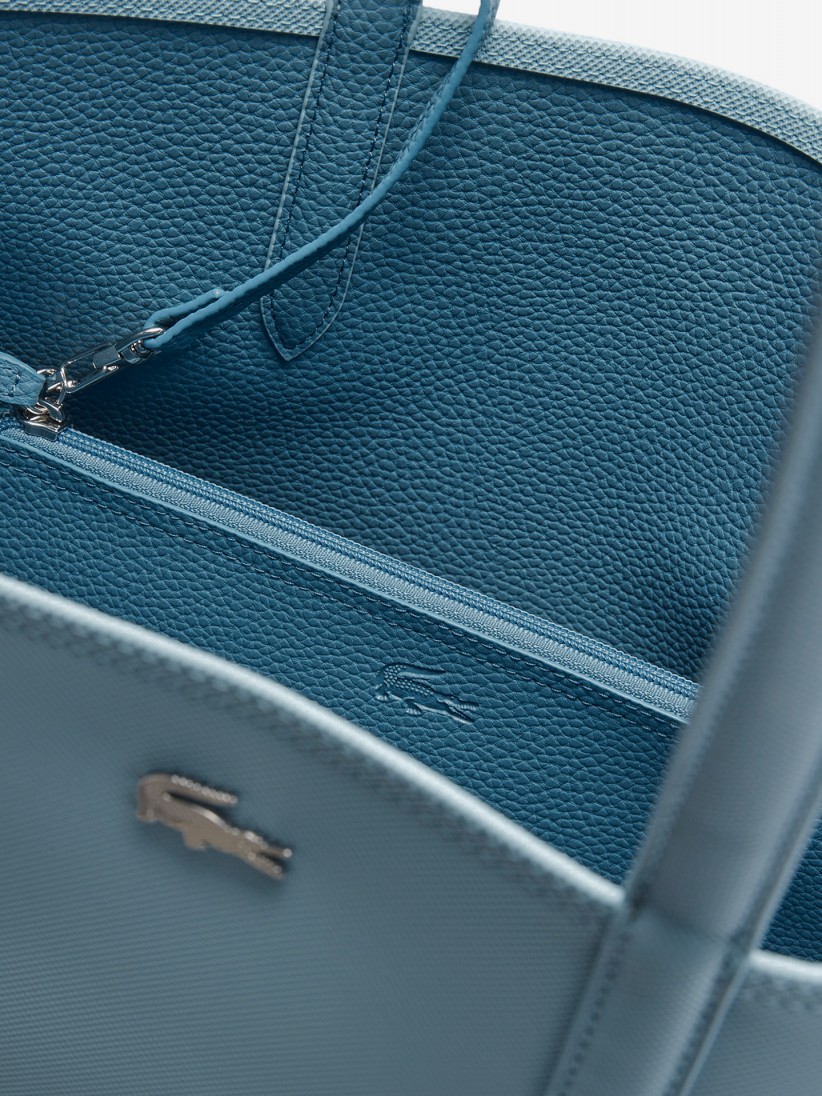 Mala Grande Lacoste Anna Azul Claro Reversvel com Bolsa