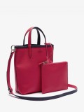 Mala Grande Lacoste Vertical Anna Azul Marinho Reversvel com Bolsa