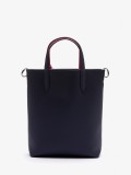 Mala Grande Lacoste Vertical Anna Azul Marinho Reversvel com Bolsa