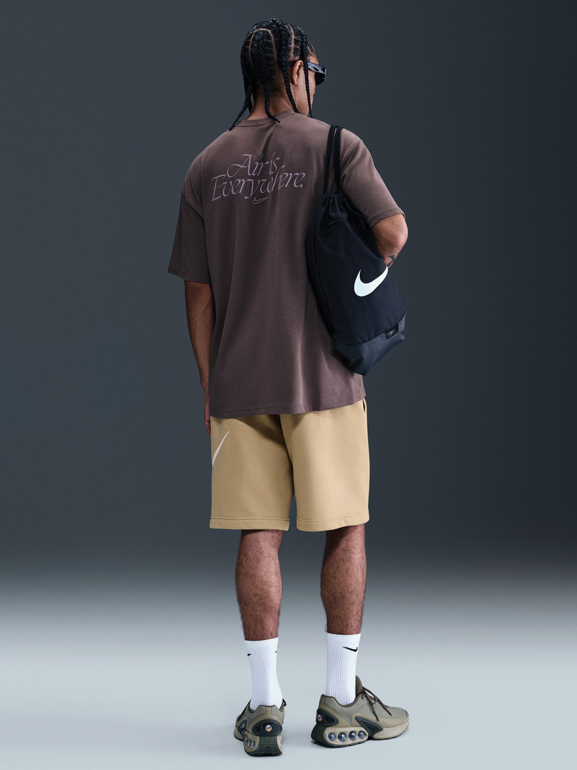 Nike Club Fleece Beige Shorts For Men