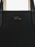 Mala Grande Lacoste Vertical Anna Preta Reversvel com Bolsa