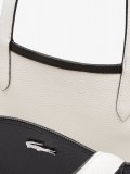 Mala Grande Lacoste Vertical Anna Preta Reversvel com Bolsa
