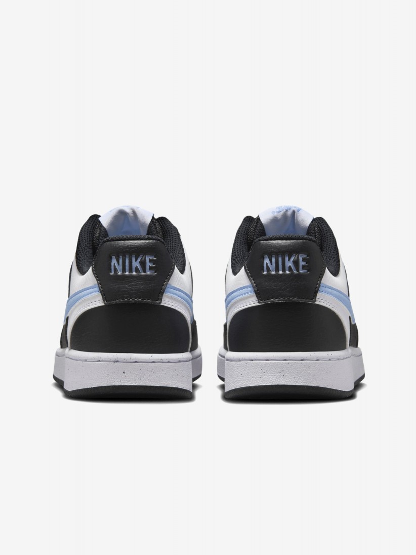 Nike Court Vision Low Next Nature Black and Blue Sneakers For Women