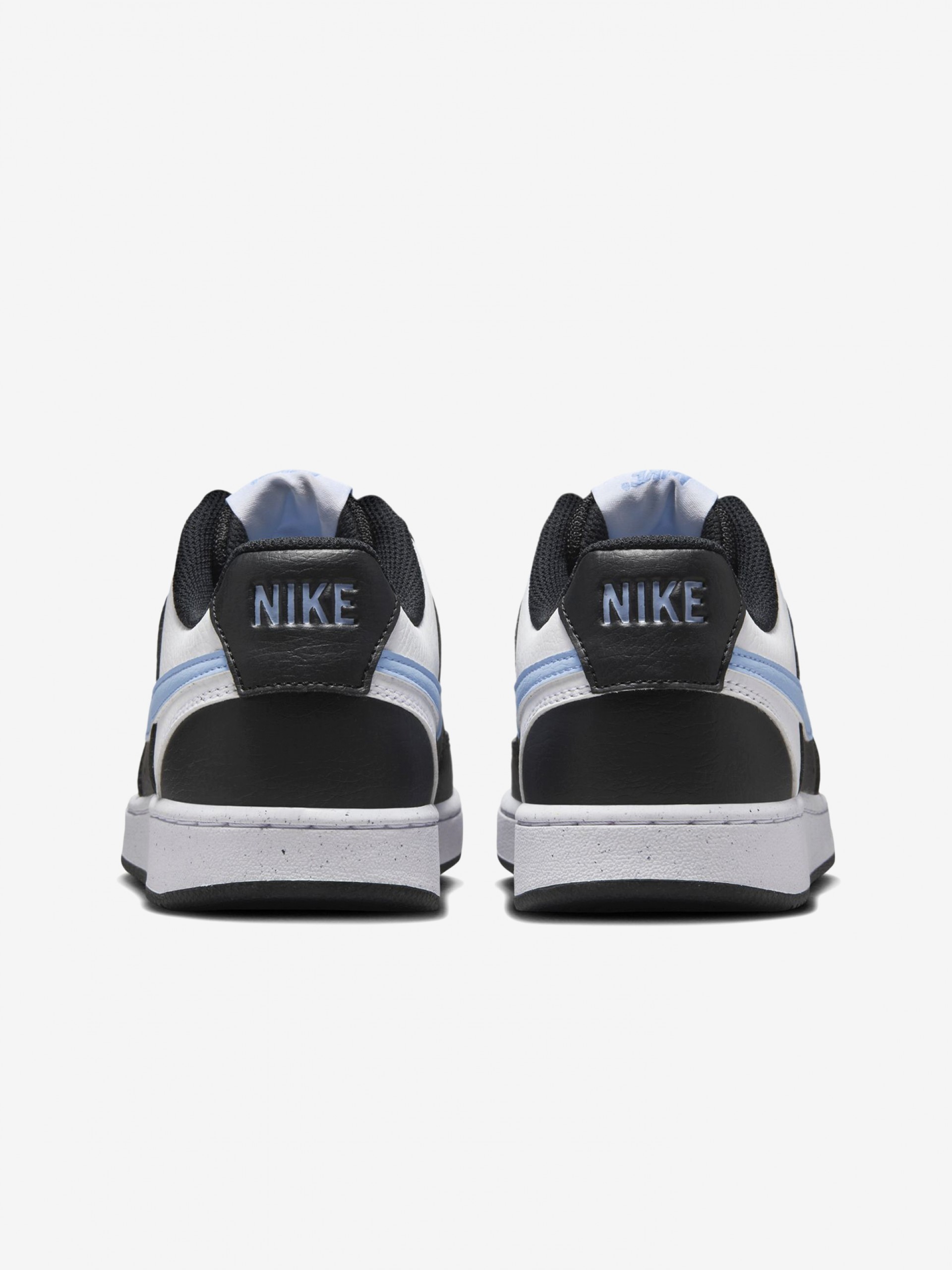 Sapatilhas Nike Court Vision Low Next Nature Pretas e Azuis Para Mulher