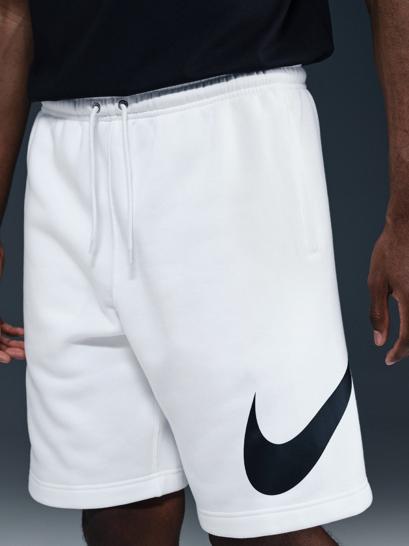pantalon corto nike blanco hombre