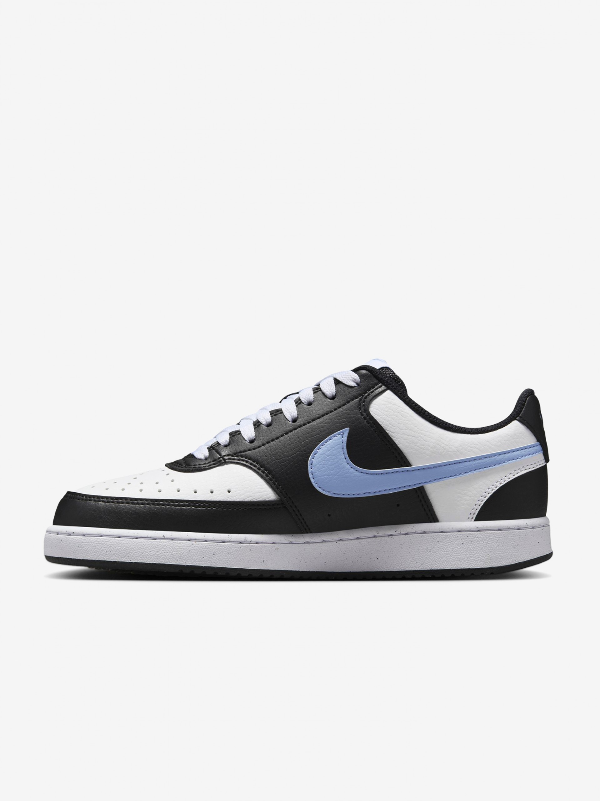 Sapatilhas Nike Court Vision Low Next Nature Pretas e Azuis Para Mulher