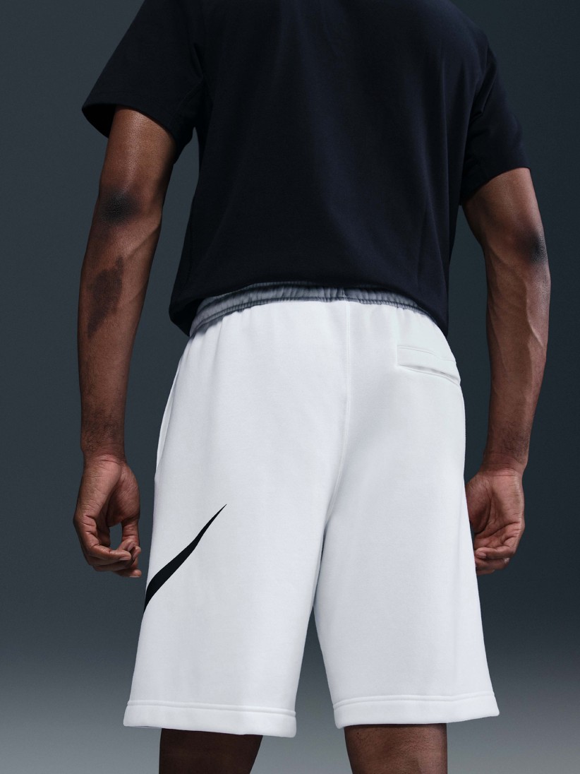 pantalon corto nike blanco hombre