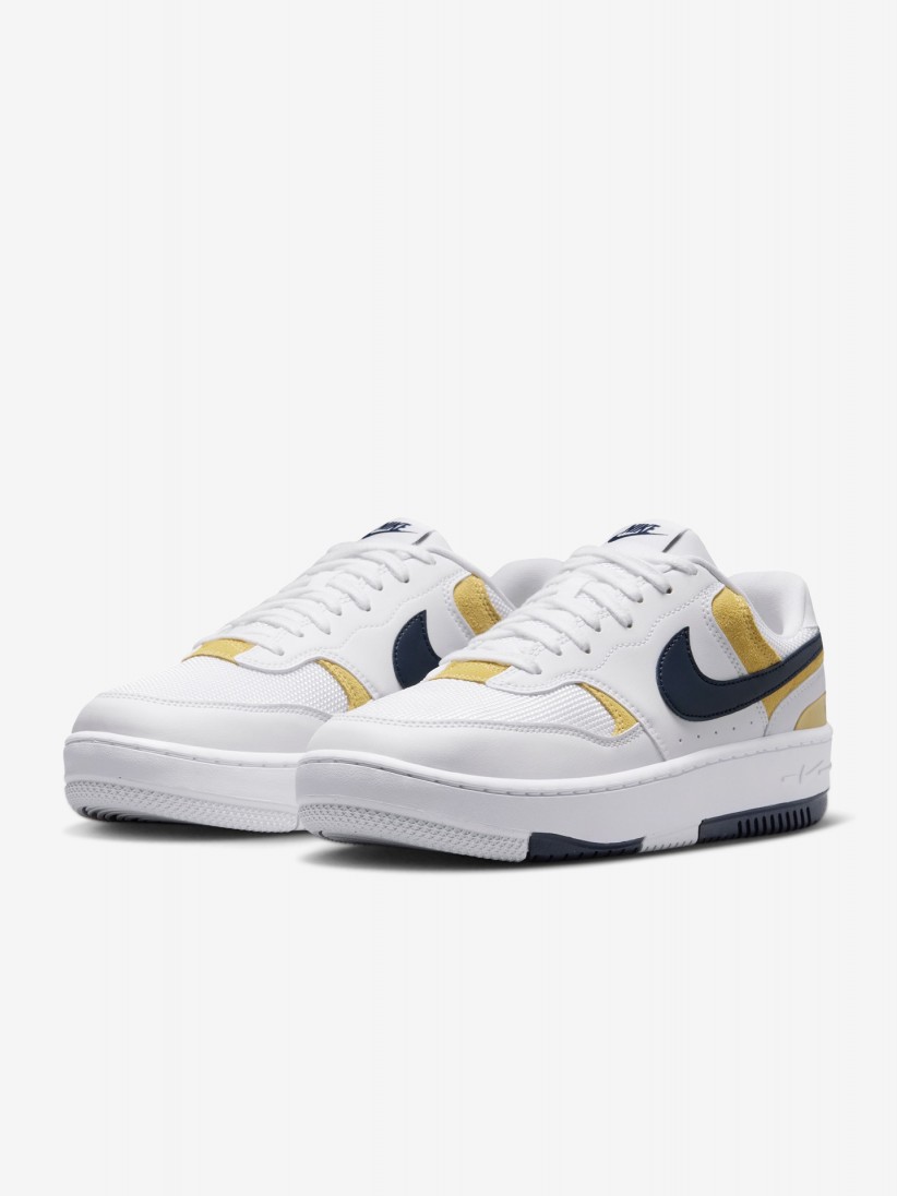 Nike Gamma Force White and Yellow Sneakers For Women