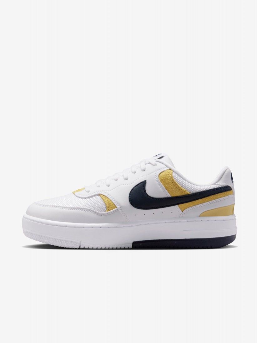 Nike Gamma Force White and Yellow Sneakers For Women