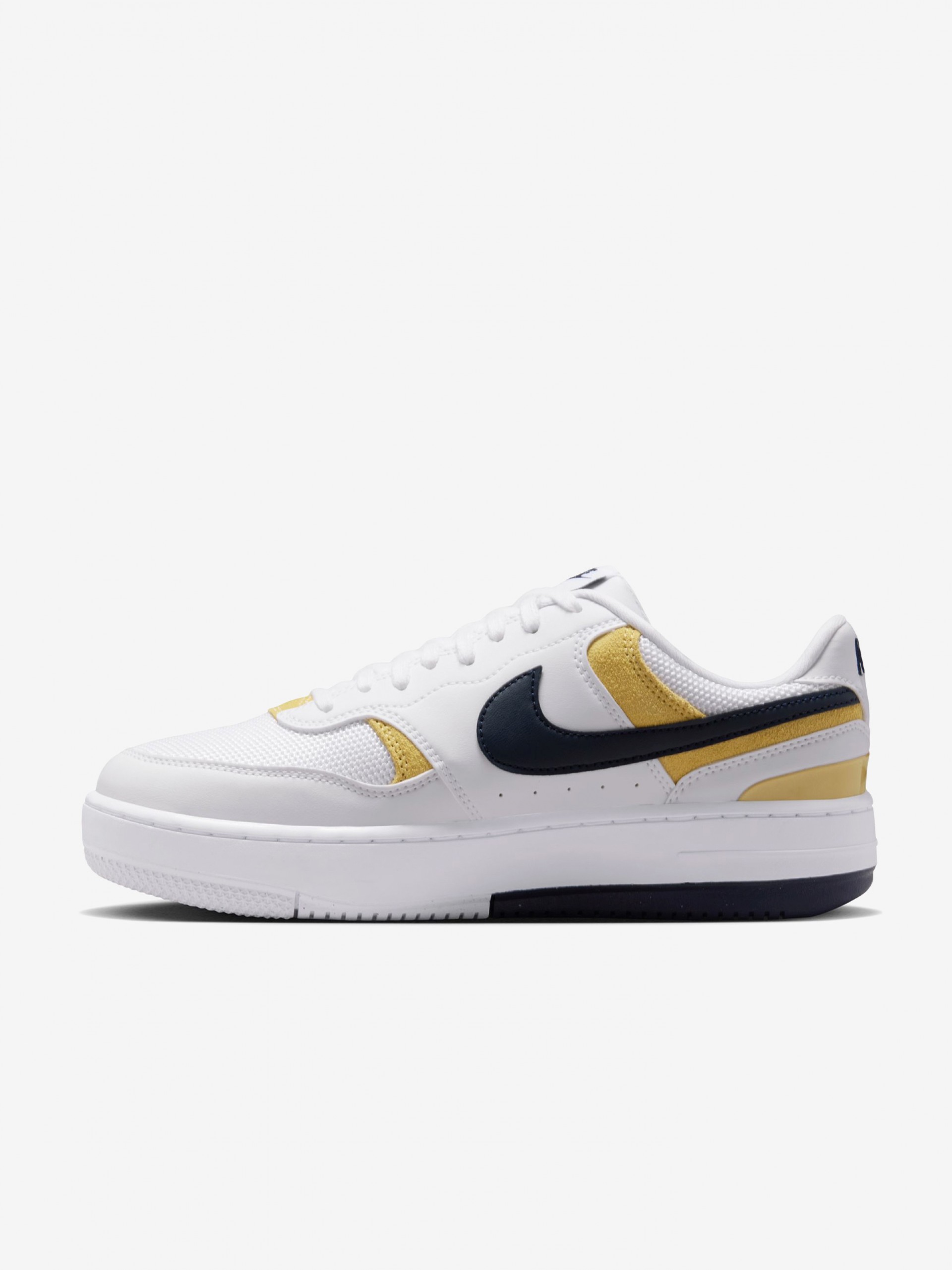 Sapatilhas Nike Gamma Force Brancas e Amarelas Para Mulher