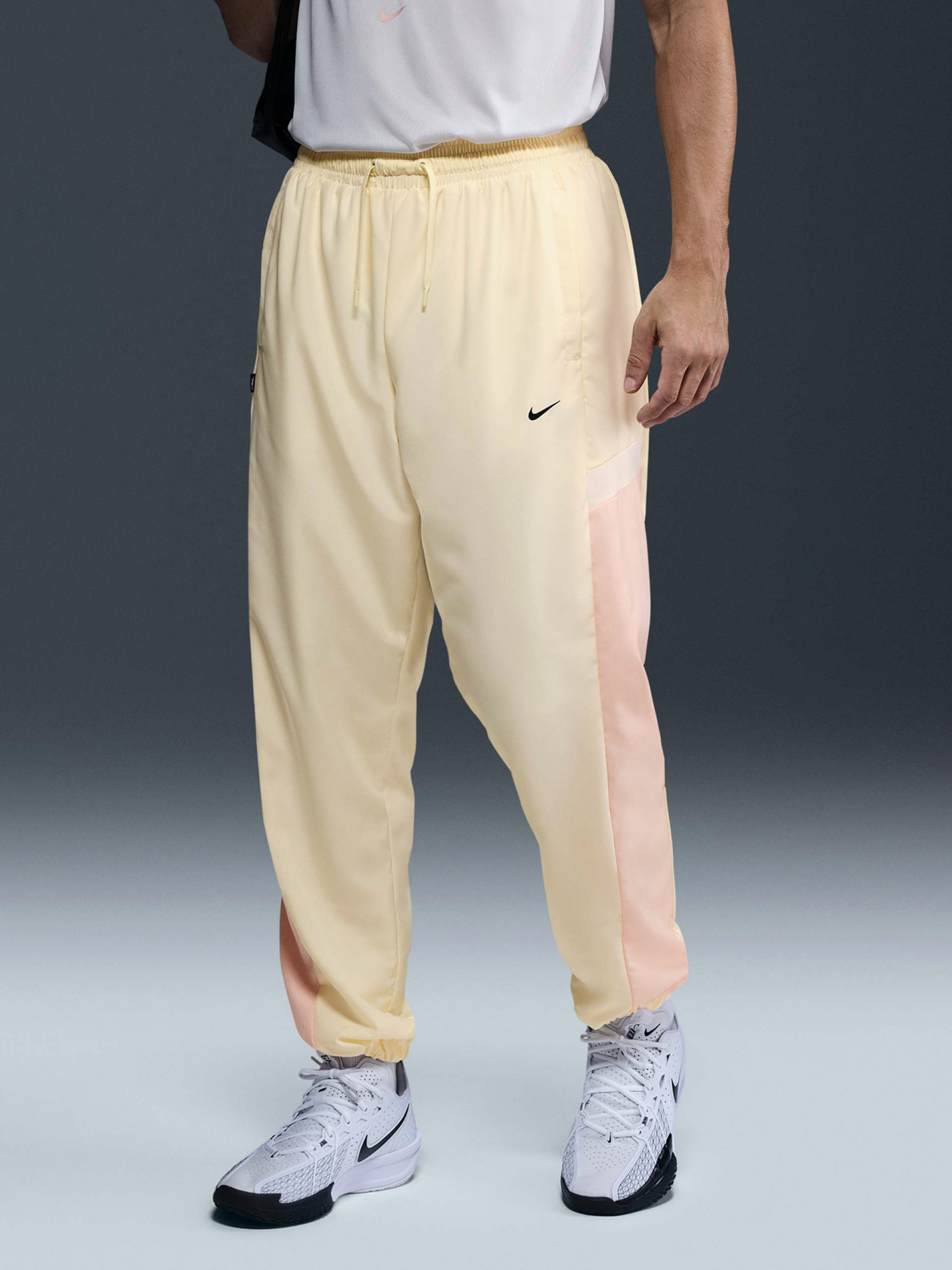Pantalones de Baloncesto Nike Icon Woven Amarillos Para Hombre