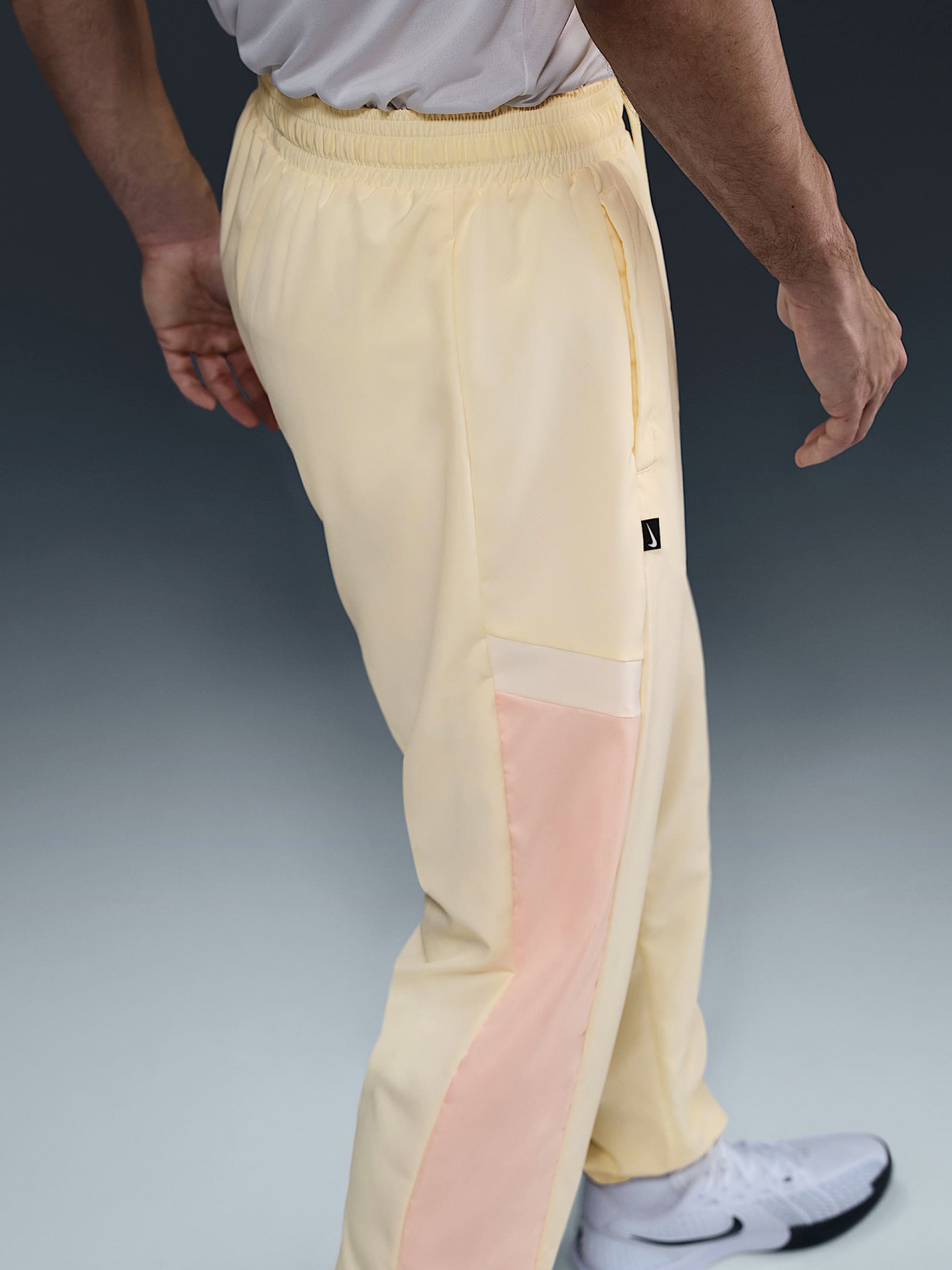 Pantalones de Baloncesto Nike Icon Woven Amarillos Para Hombre