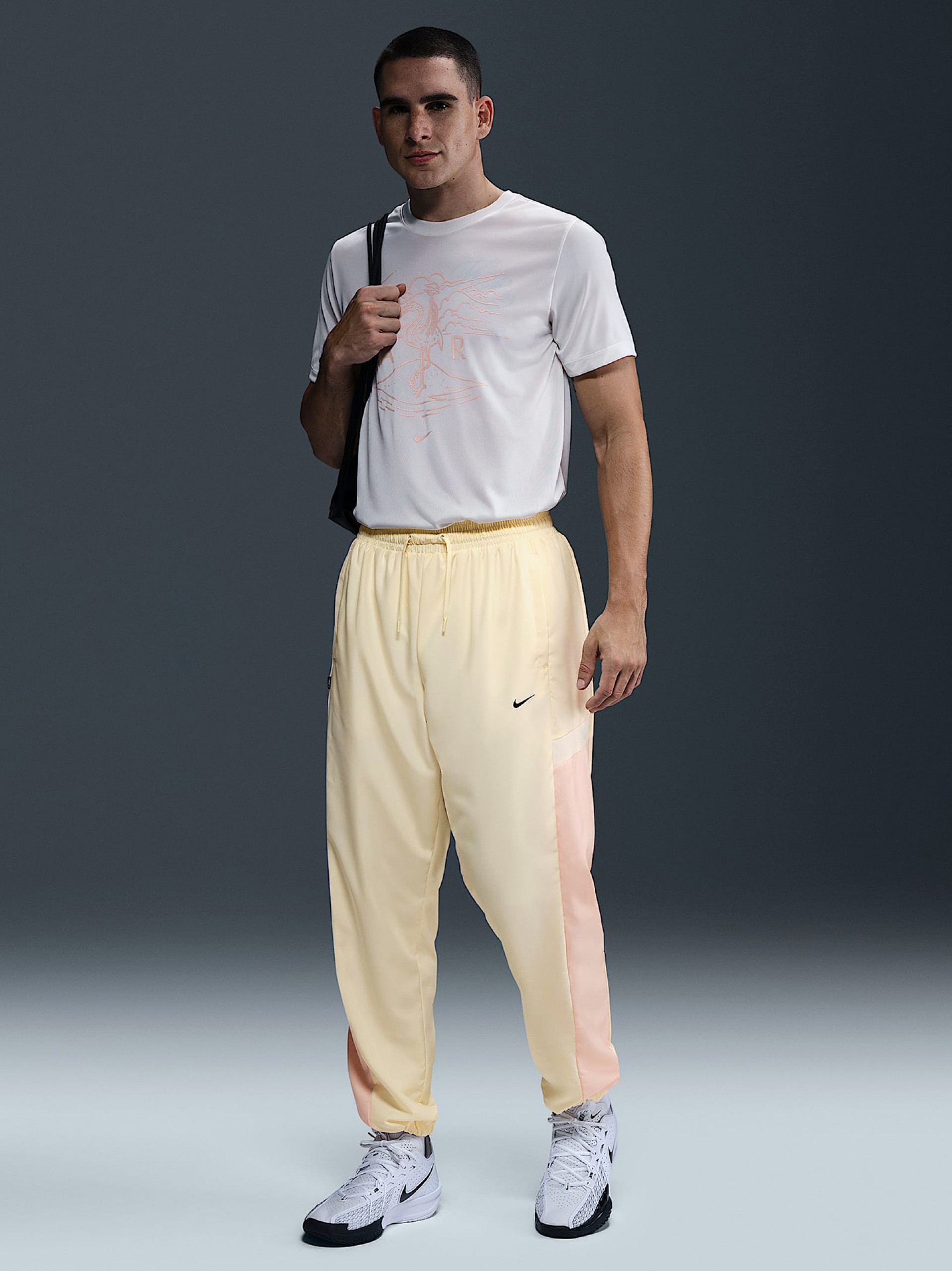 Pantalones de Baloncesto Nike Icon Woven Amarillos Para Hombre