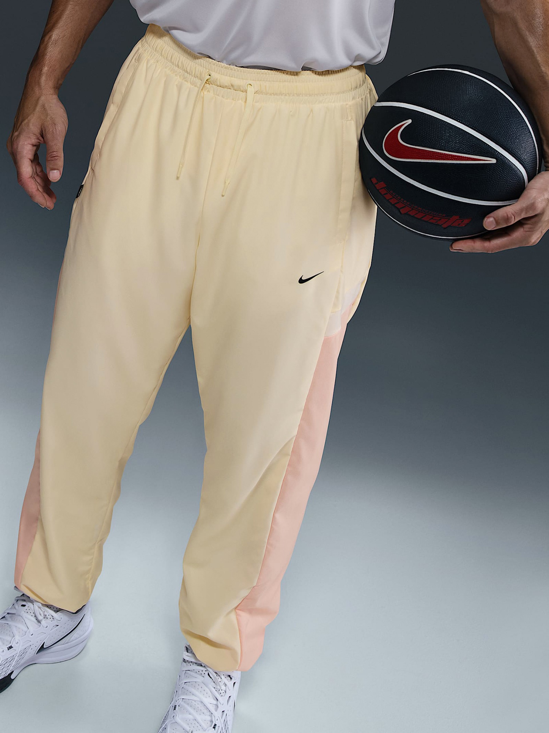 Calças de Basquetebol Nike Icon Woven Amarelas Para Homem